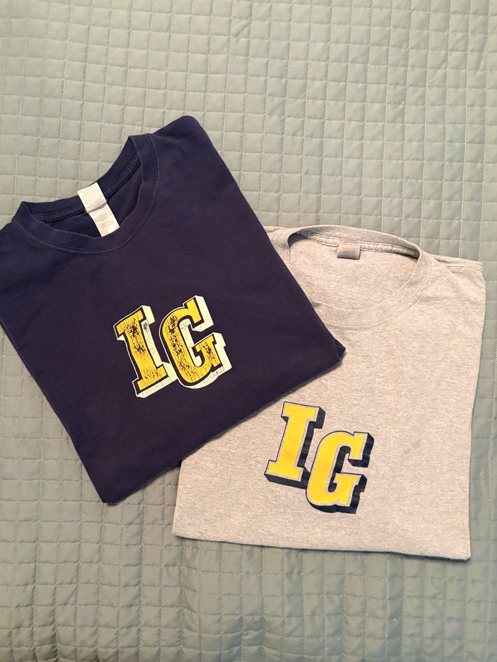 Impact Gold Softball - Navy & Light Gray (2 T-shirts)